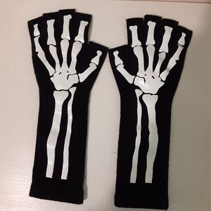 Hot Topic Skeleton gloves